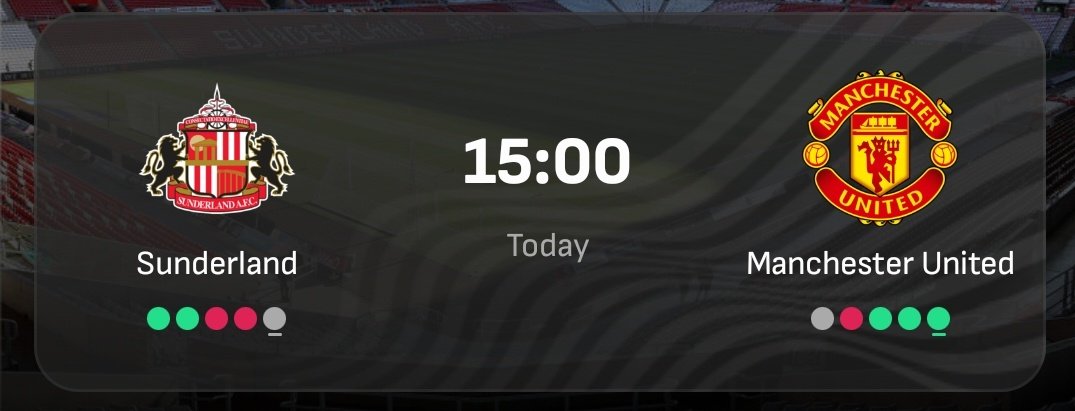 Sunderland Vs Man United 

Let's see your score predictions.