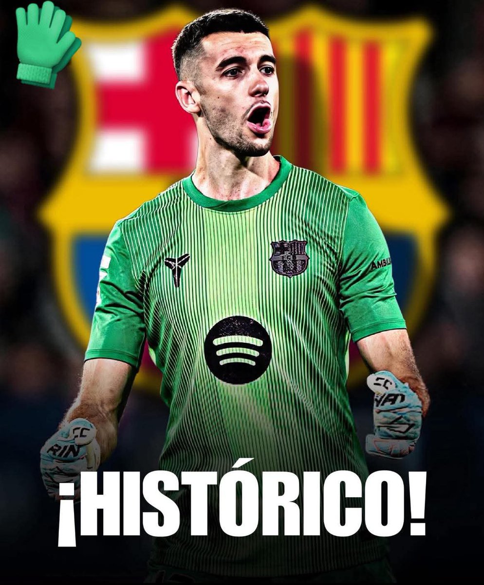 🚨🤯¡LO NUNCA ANTES VISTO! 😱

Joan García puede convertirse en el tercer portero en la historia del FC Barcelona en debutar siendo el menos goleado y ganando el Trofeo Zamora.

Su primera temporada con el Barça y ya está dejando claro que está para grandes cosas. En el Barça han