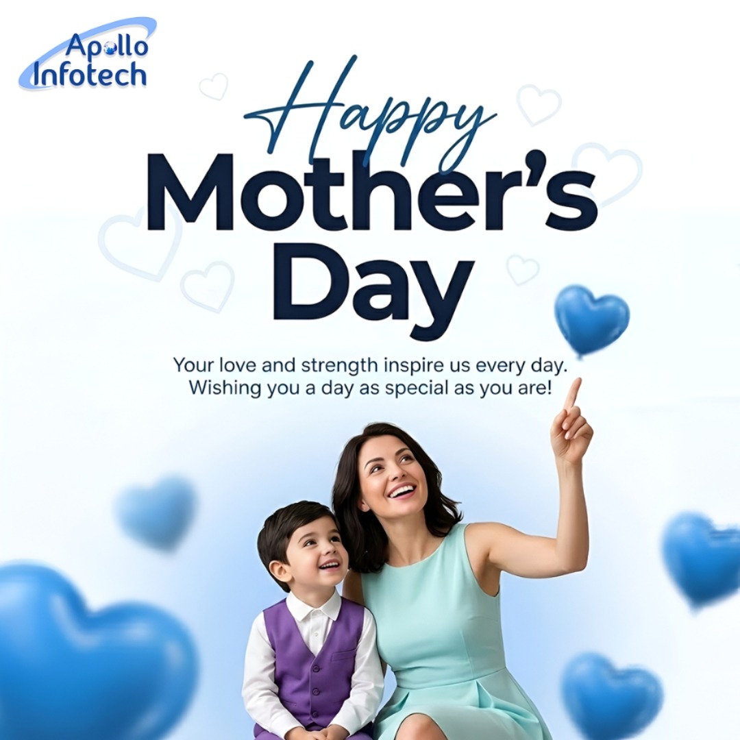 apolloinfotech's tweet photo. A mother’s love is the foundation of every dream, every success, and every happy moment in life. 
Apollo Infotech wishes all the incredible mothers a day filled with love, happiness, and appreciation. Happy Mother’s Day! 
🌐 https://t.co/sdXJgOuzrg
📧 info@apolloinfotech.com https://t.co/ACo4GbAiJ4