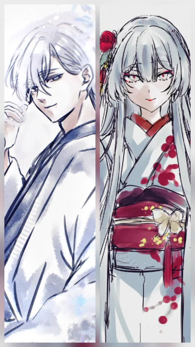 こことここが恋仲です