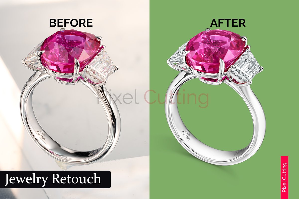 pixelcutting20's tweet photo. Jewelry retouch Services include dust &amp; scratch removal, color correction, lighting adjustment, reflection enhancement, background removal, and shadow creation—perfect for eCommerce, catalogs, and luxury branding. #JewelryRetouch #LuxuryEditing #ShineEnhancement #DiamondEditing https://t.co/imcKrTcuA7