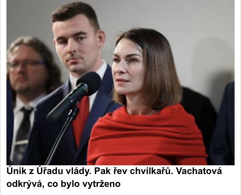 Pokračující útoky na Natálii Vachatovou, poradkyni premiéra Babiše, považuji za nepřijatelné.

Morálně, právně i lidsky. 

Ono to chce odvahu, začít odhalovat, kolik milionů a miliard bylo v minulosti vyvedeno z veřejných rozpočtů ve prospěch neziskovek, médií a dalších uskupení