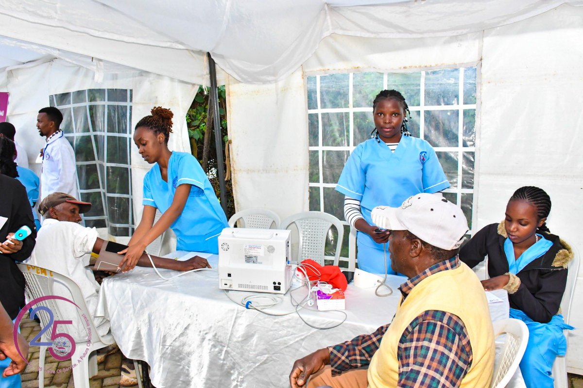 HospitalOutspan's tweet photo. #TibaKwaWote Medical Camp is still ongoing. 

We have been providing holistic healthcare solutions to the community in Nanyuki and it's environs through free medical checkups, screenings, tests and medication. 

#HappeningNow
#OutspanCares
#OutspanHospital
#OutspanAt25 https://t.co/VhLXLOspoG