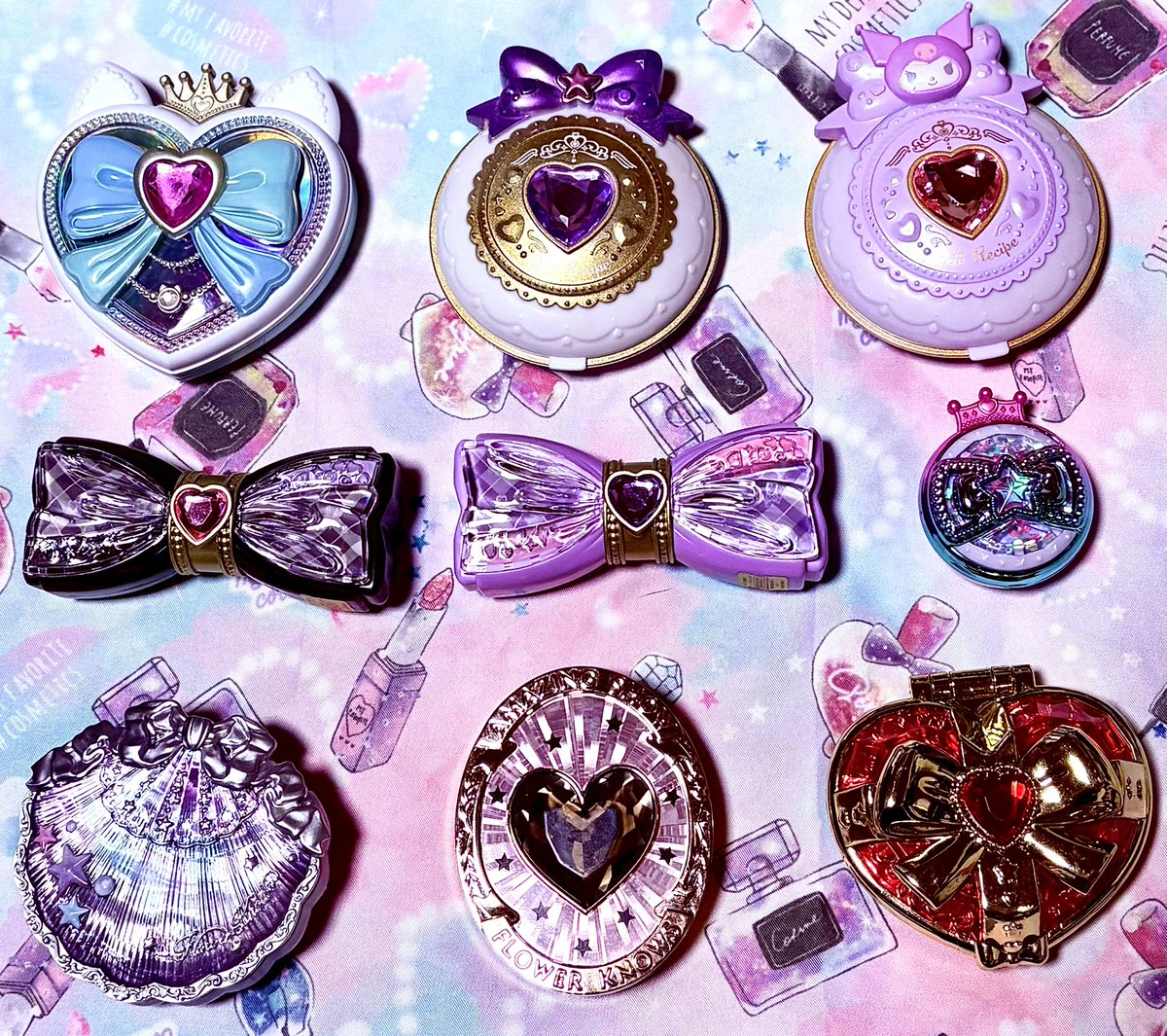 magicaljewel11's tweet photo. #メイクの日
#precure
#フラワーノーズ
魔女っ子コスメ大集合💄 https://t.co/il4F8q6mk5