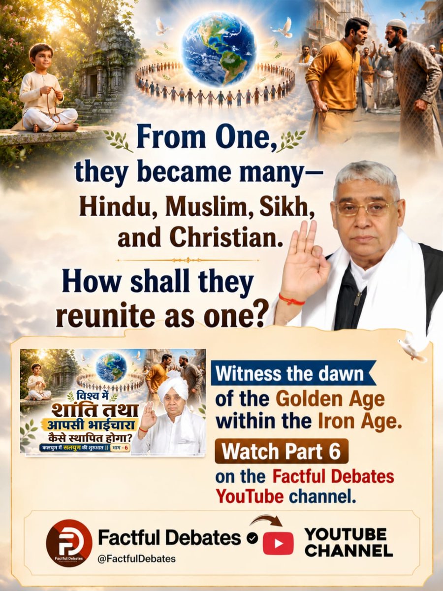 #कलयुगमेंसतयुगकीशुरुआत_भाग6

 Visit Factful Debates YT
