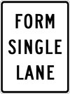 TheRealJMysl's tweet photo. @hieywieyneue “Form single lane” is a good way to show that neither lane has priority. If it is not one lane merging into the other but two lanes forming one, then neither lane is entitled. https://t.co/h1feMMR4N6