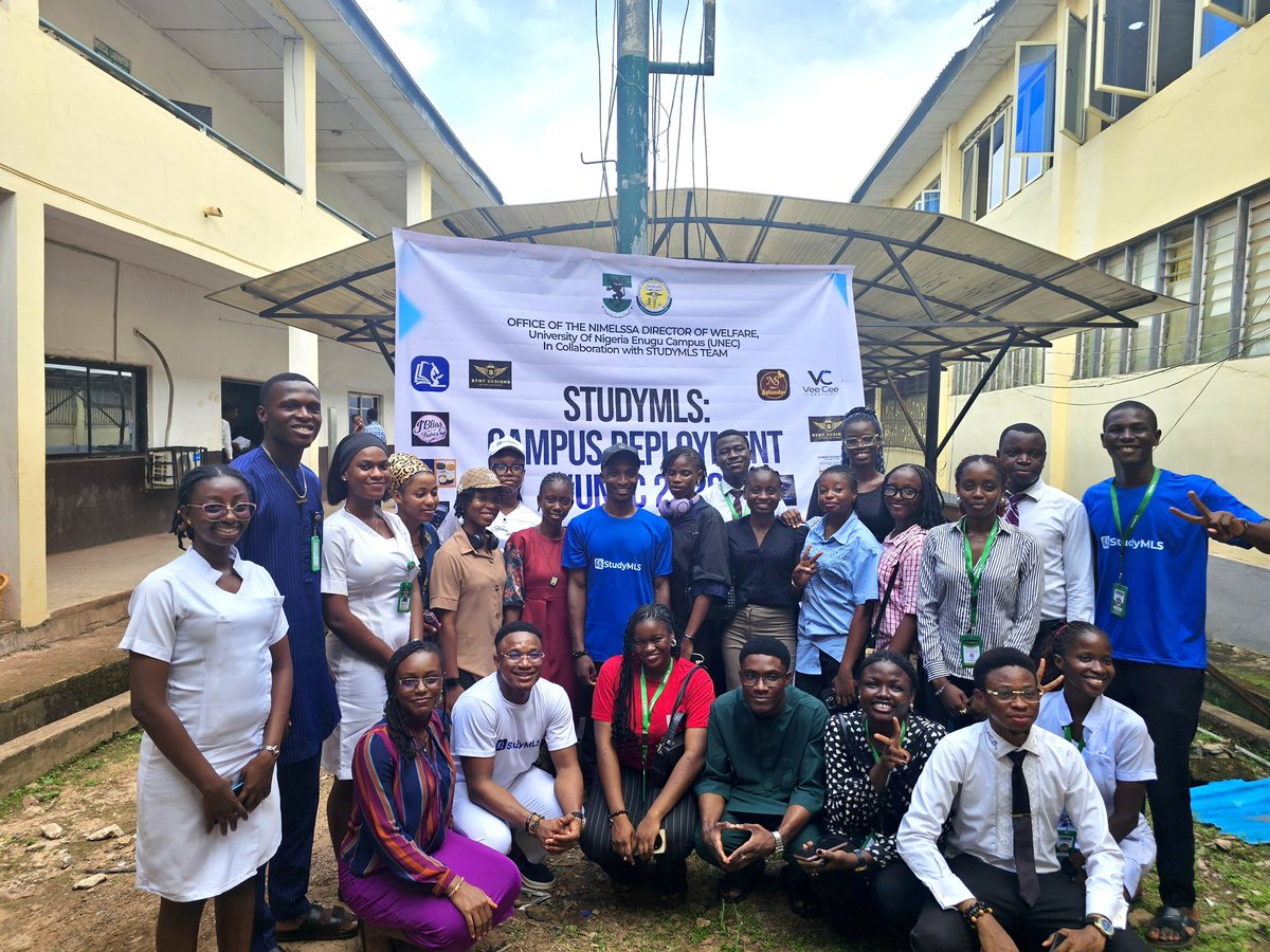 StudyMls's tweet photo. Highlights from the StudyMLS Deployment at UNEC 📸

A few moments captured after an impactful and engaging session with Medical Laboratory Science students at the University of Nigeria, Enugu Campus.

#StudyMLS #MLS #medicallaboratoryscience https://t.co/cRnafgiWE3