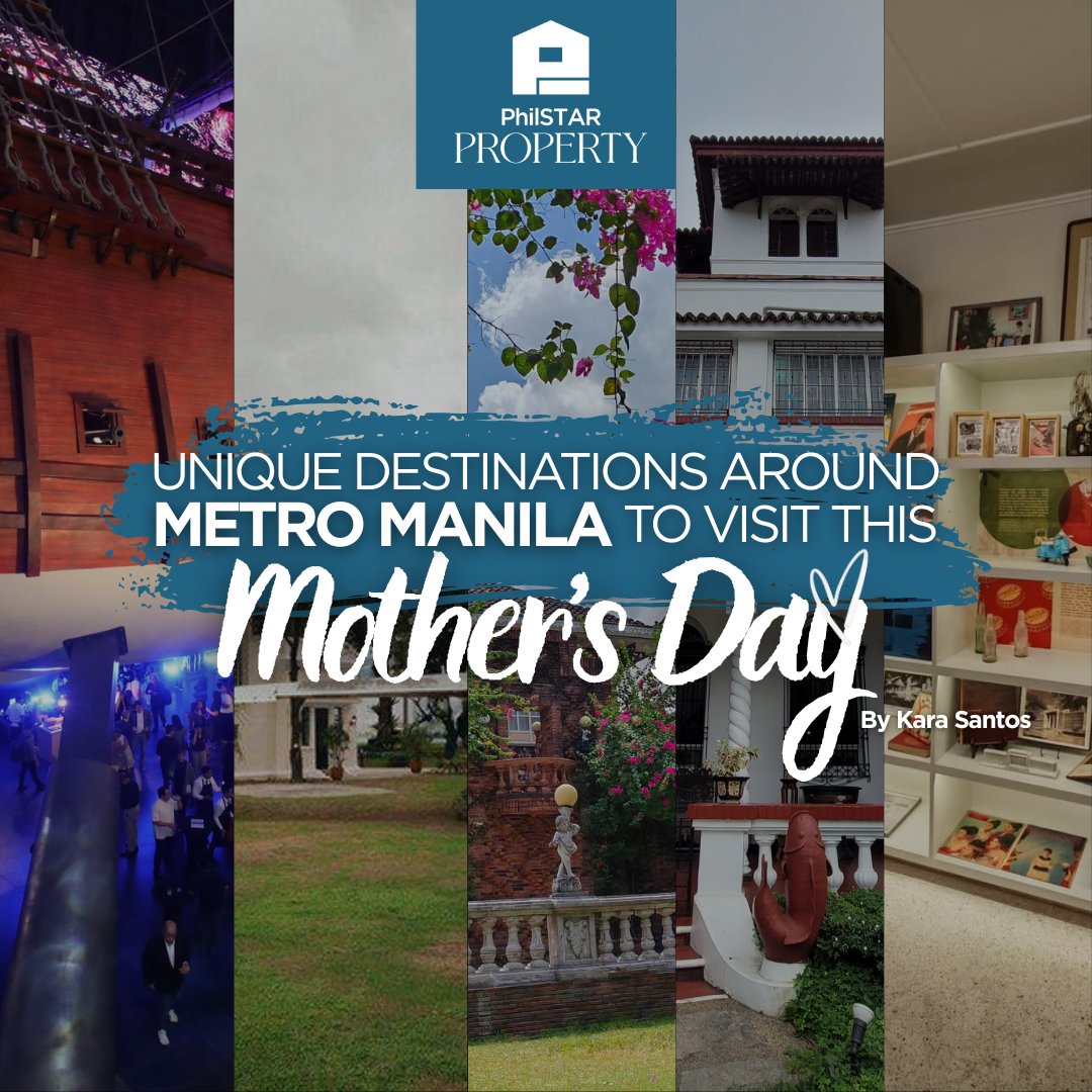 PSTARProperty's tweet photo. No plans for Mother’s Day yet this year? Get a taste of travel without going too far from the city by exploring the newest museums and heritage-inspired sites with the whole family. #PropertyFeature #FeaturedStory #PhilSTARProperty #MothersDay
READ MORE: https://t.co/NTYY0u2hnC https://t.co/Ewq4su9PxJ