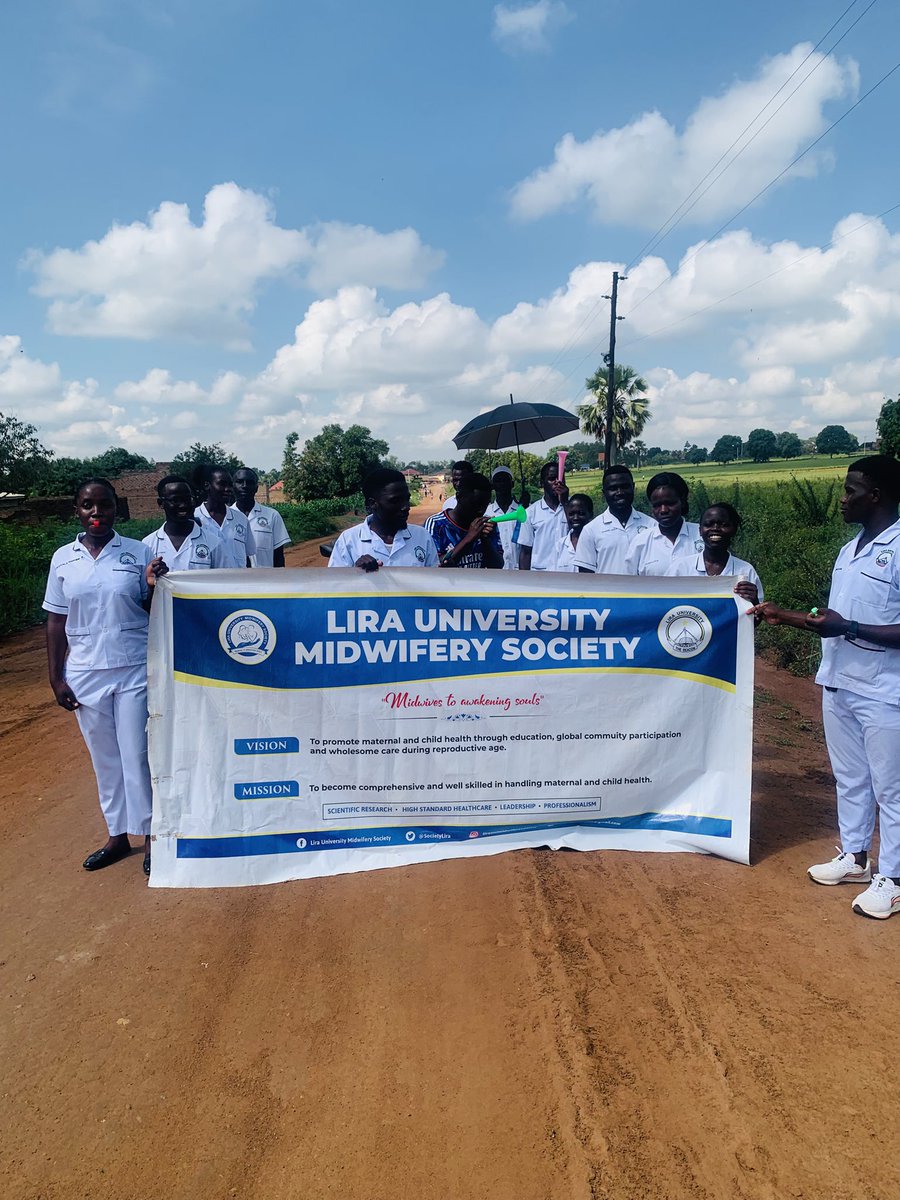 SocietyLira's tweet photo. Celebrating the midwives day at lira university https://t.co/QXDVCr0HYl