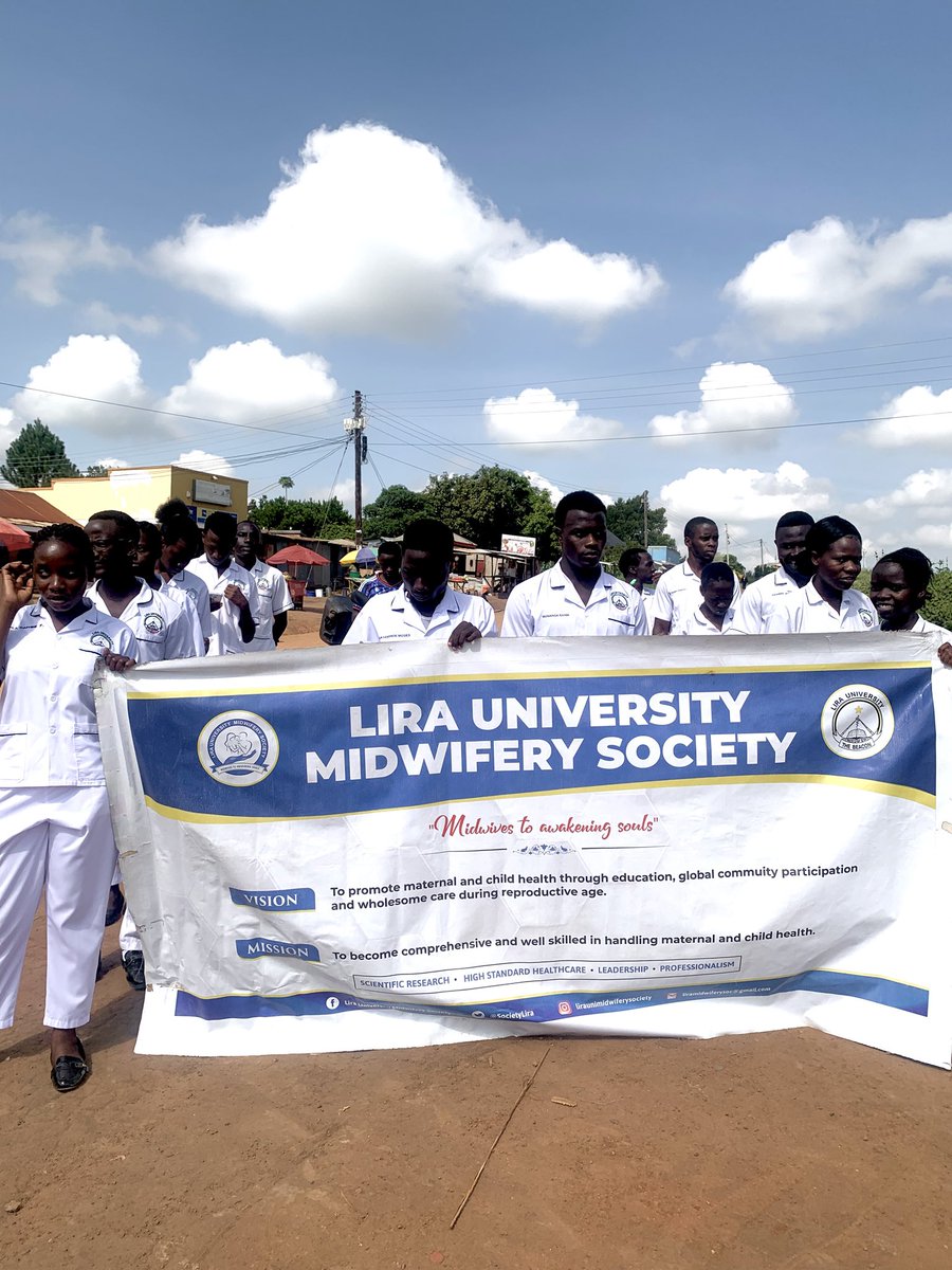 SocietyLira's tweet photo. Celebrating the midwives day at lira university https://t.co/QXDVCr0HYl