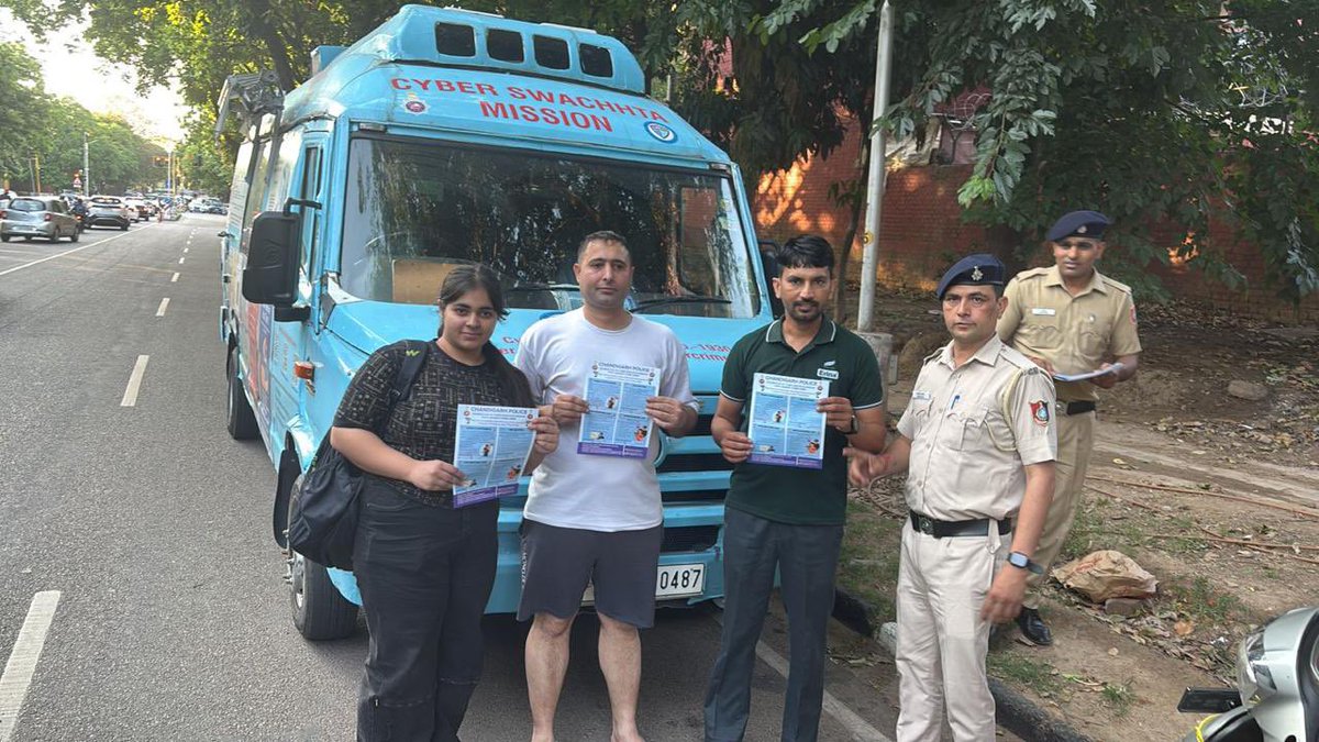 Cyber Swachhta Mission Chandigarh Police tweet media