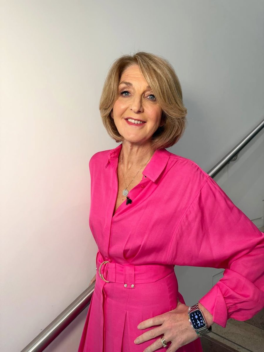 Outfit of the week! , Here's @kayeadams looking gorgeous in a pink  @KarenMillen dress for @loosewomen on Wednesday! ,  Kaye!
