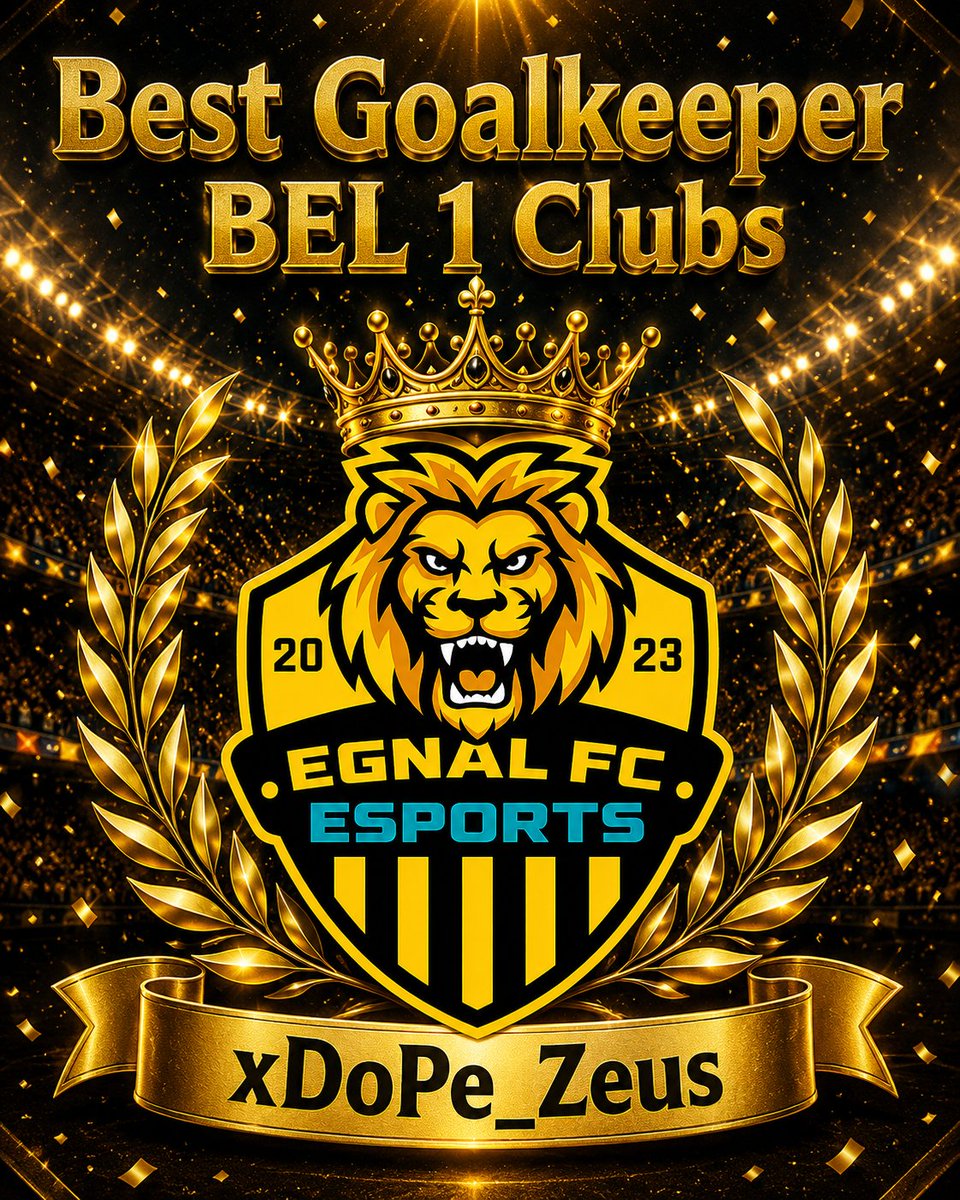 bandenkick's tweet photo. +++ Best GK - die wahren Champions +++

🥇 BEL1 – xDoPe_Zeus 
🥇 BEL2 – AllEyezOnCarlos
🥇 BEL3 – M3MENTOMORI
🥇 BEL4 – Titan

Herzlichen Glückwunsch
@egnalfc
@VantageFootball 
@buffalogaming
@dsfeSports

@esportsmagazinepro

#Bandenkick #BEL #Meister #Esports #ProClubs https://t.co/eI2rvK2BUe