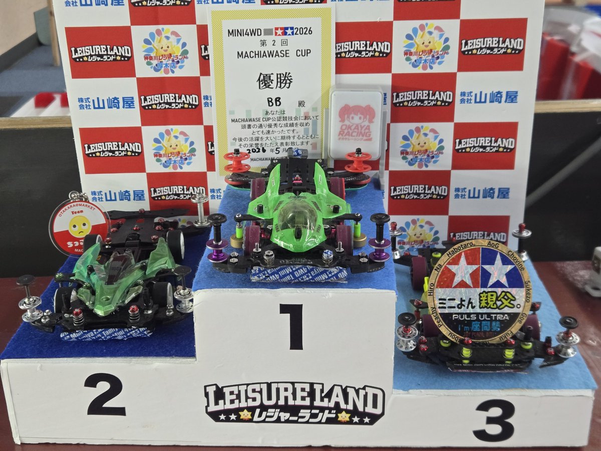 MACHIAWASE CUP@厚木レジャランミニ四駆運営チーム tweet media