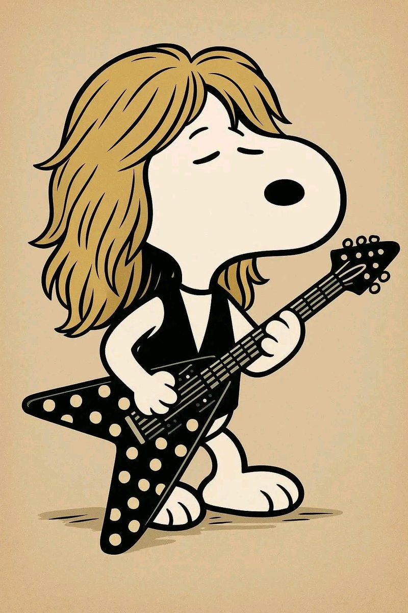 Snoopy x Randy Rhoads
