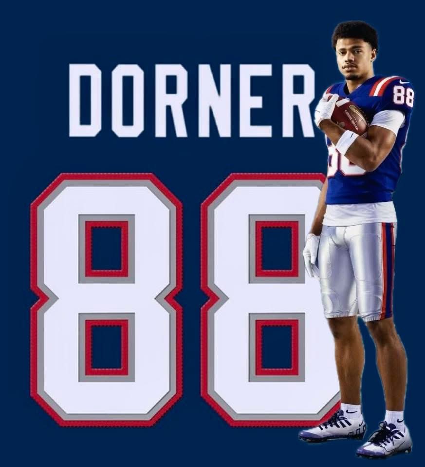 martidorner's tweet photo. New number. Same mission. Let’s work. @cameron_dorner #Dorner88 #Patriots https://t.co/0Aai2l5yVy