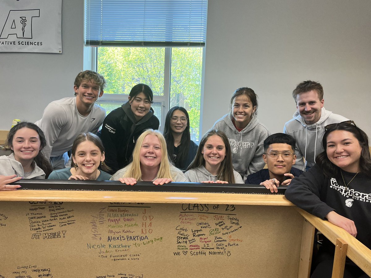 WSU_ATProgram's tweet photo. Congratulations to the MSAT Class of 2026! https://t.co/sSxZTGDOlS