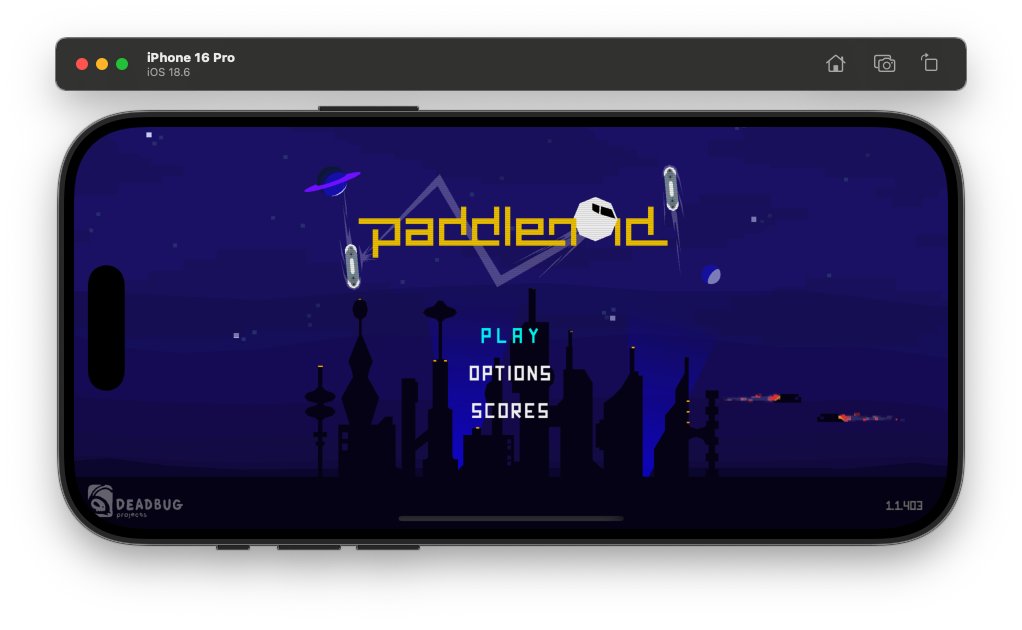 Deadbug Projects 🎮 Paddlenoid 🎮 tweet media
