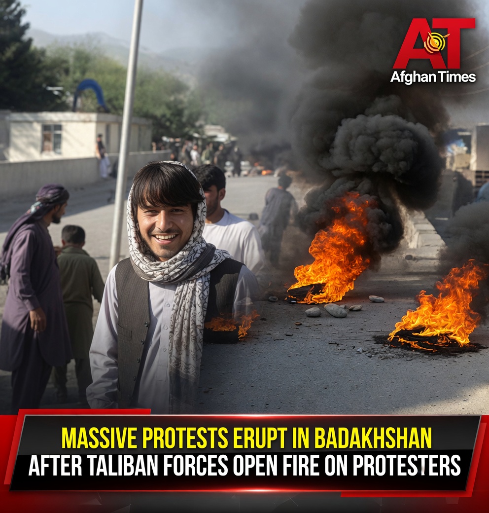 Protests Erupt in Badakhshan After Taliban Open Fire on Demonstrators