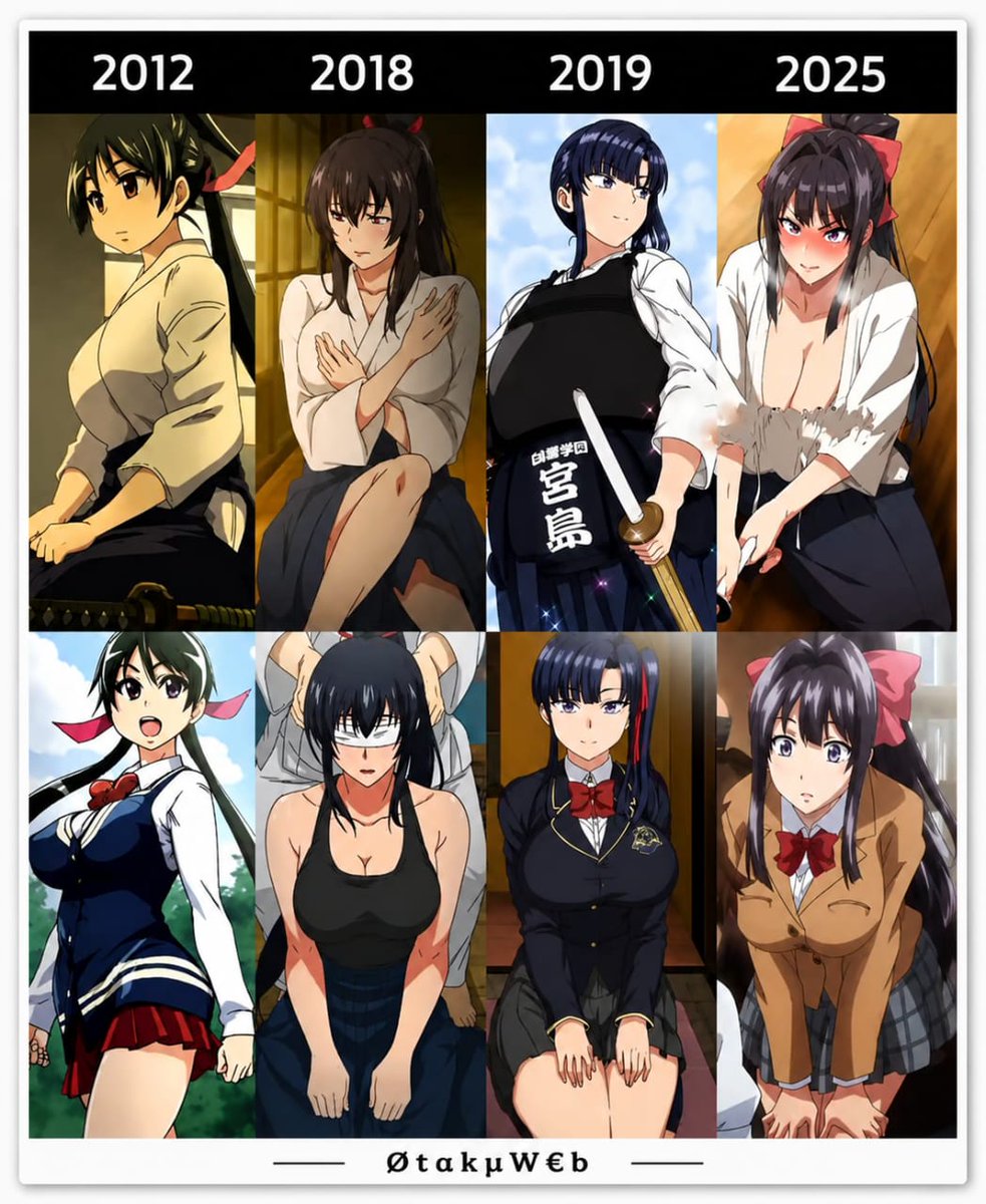 otakuweb136158's tweet photo. Old Gen vs New Gen waifus… 
Which era wins? https://t.co/49zm4TifIN