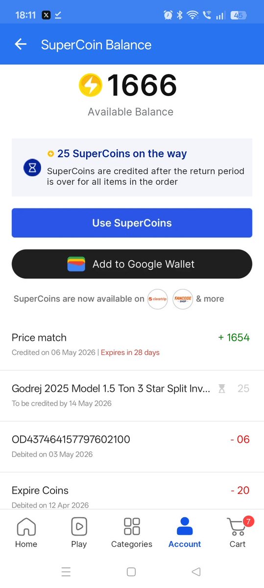 Skumar68243316's tweet photo. @flipkartsupport @Flipkart @BBCBreaking 
New digital force by Flipkart to customer.
How flipkart force to customer purchase more than 5 Lac within 30 days than customer can consume super coin.
#Digitalarrest #digitalpressured #digitalpressure https://t.co/YwZMgGdBff