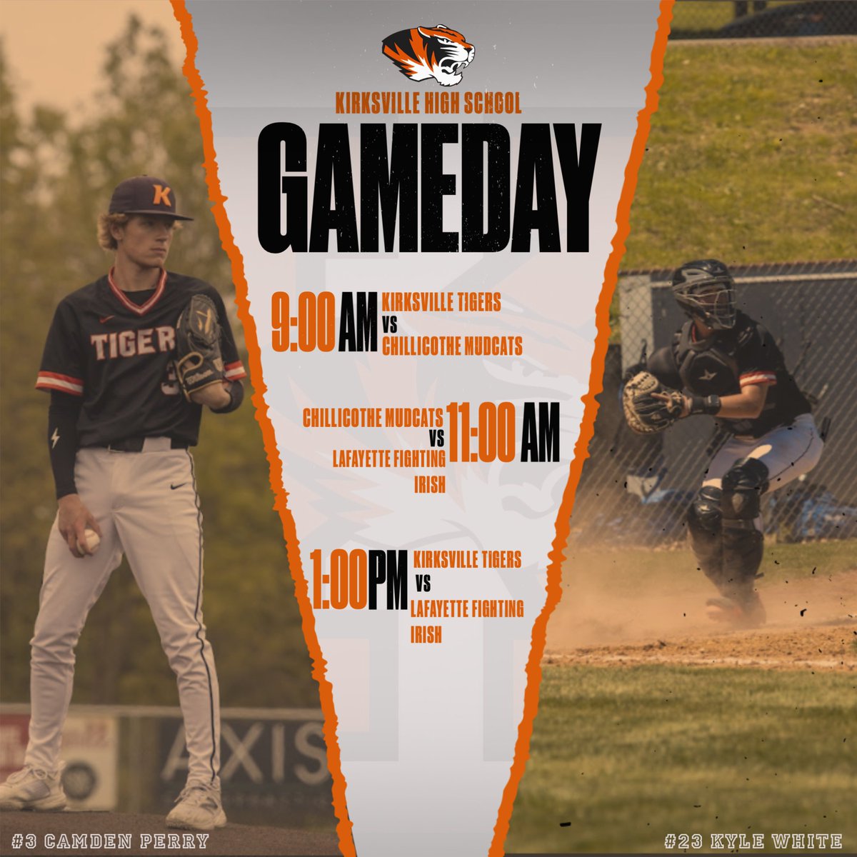 ActivitiesKV's tweet photo. join us for Hall of Fame baseball today at Tiger Field! Induction at 8:45am with the Tigers vs Chillicothe to follow! #greatdaytobeatiger https://t.co/TFhA5gtTuG