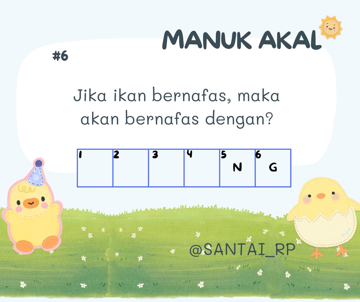 MAIN SANTAI tweet media