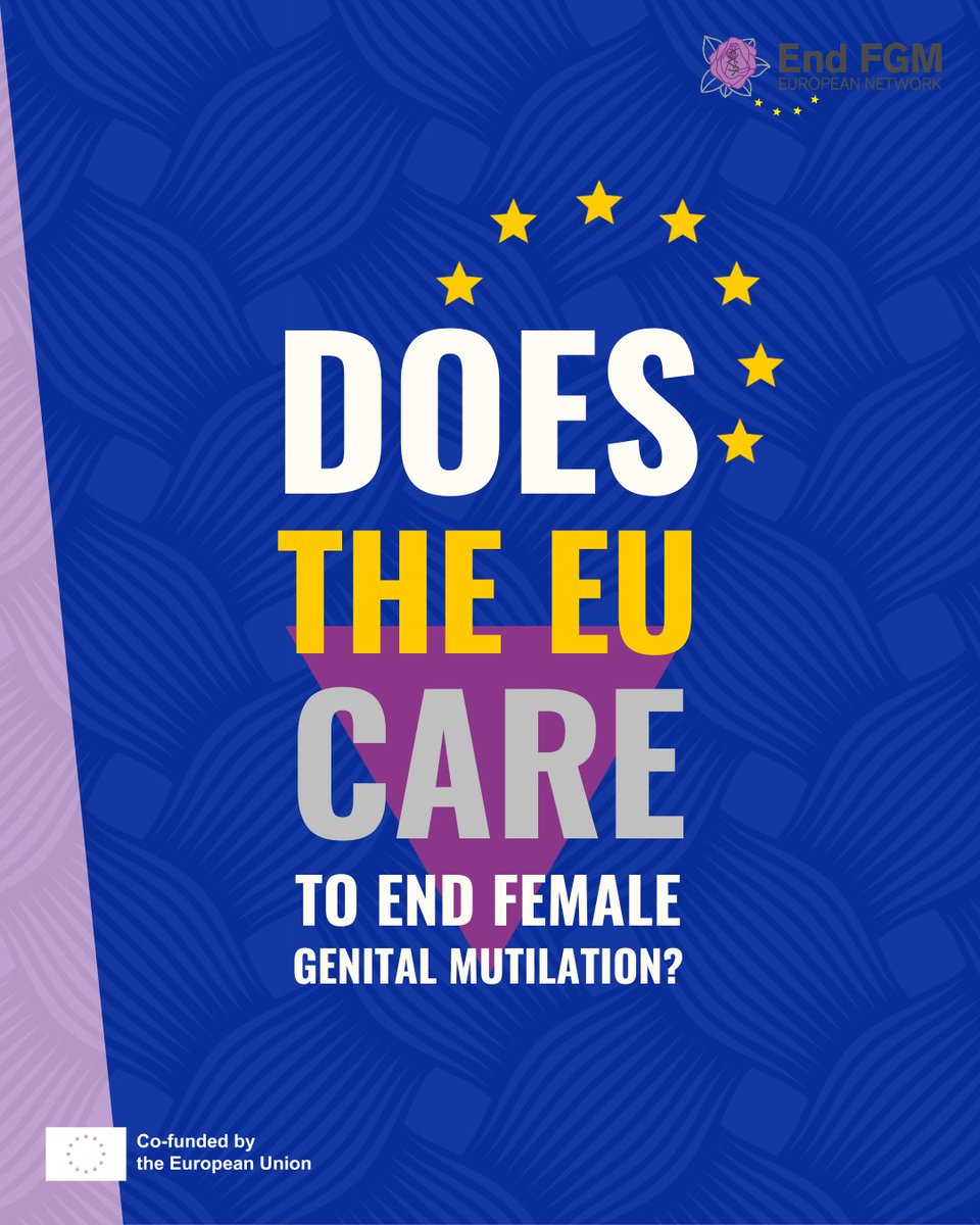 ENDFGM_Network's tweet photo. On #EuropeDay, we ask a simple question: does the EU truly care about ending female genital mutilation? https://t.co/ZYB7Xdzy9q