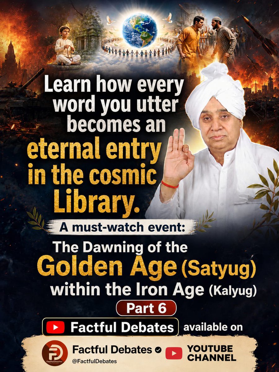 Did even Shri Krishna and Shri Ram
have to face the consequences of Karma?
#कलयुगमेंसतयुगकीशुरुआत_भाग6 
 Visit Factful Debates YT