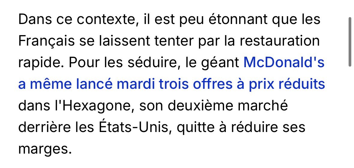 abdelmalik92's tweet photo. @BFMTV Dans vos exemples de fast food vous oubliez une enseigne, pourtant présente dans l’article 

Un hasard j’imagine https://t.co/2IH9ZlZnfQ
