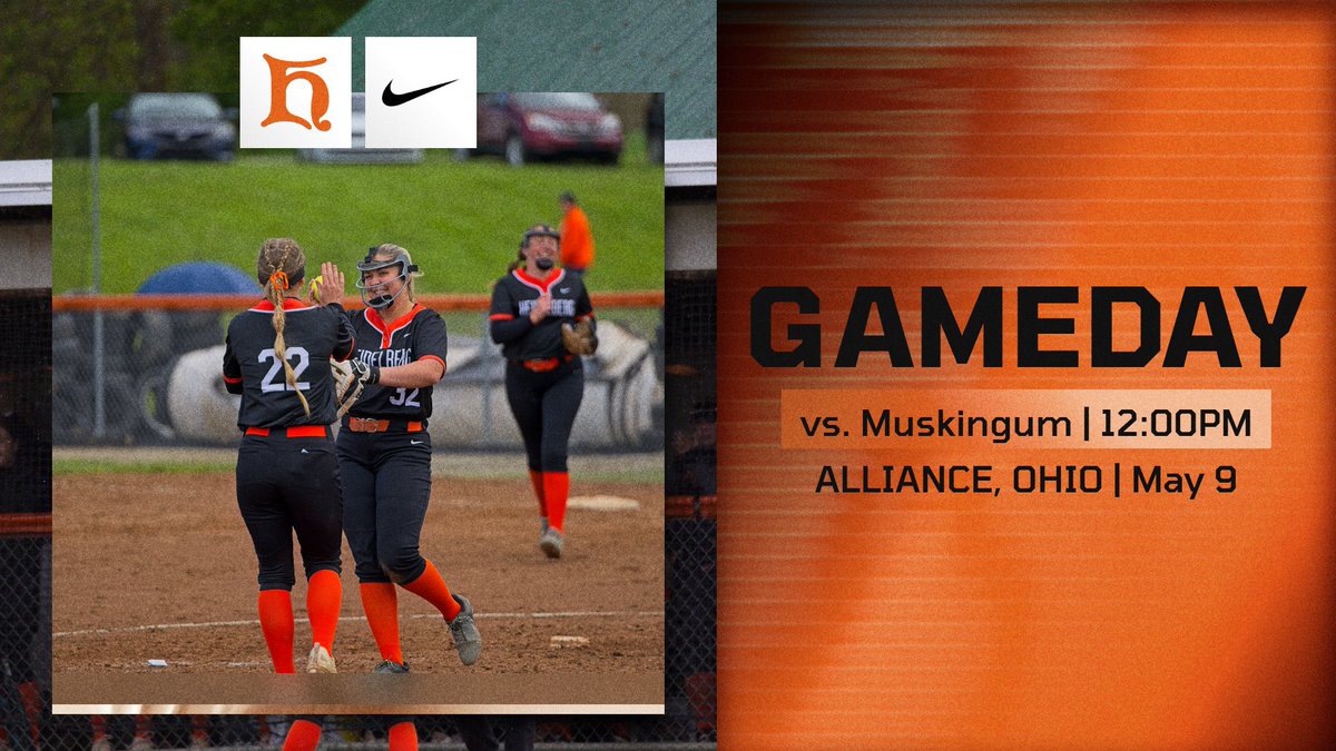 HUsoftball's tweet photo. Running it back today, resuming yesterday’s game vs musky at 12pm! 

#GoBerg https://t.co/sbKZAZ6Pfa