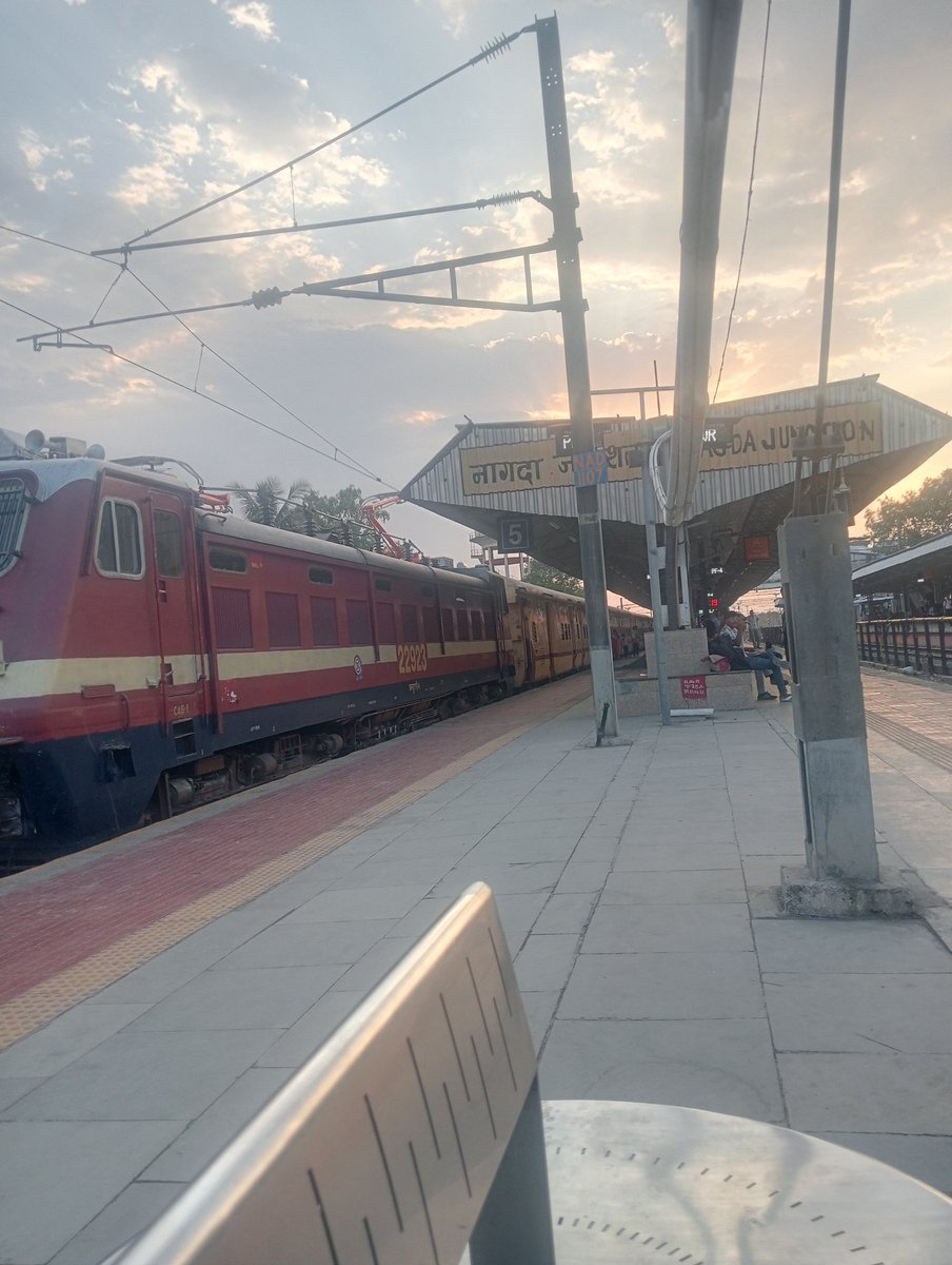 How can there be such poor management? The train was supposed to leave at its scheduled time of 6:00, but it's leaving at 6:20. There's a train arriving after that and it will be late. Pay attention.<a href="/RatlamDRM/">DRM Ratlam</a> train number 59317
