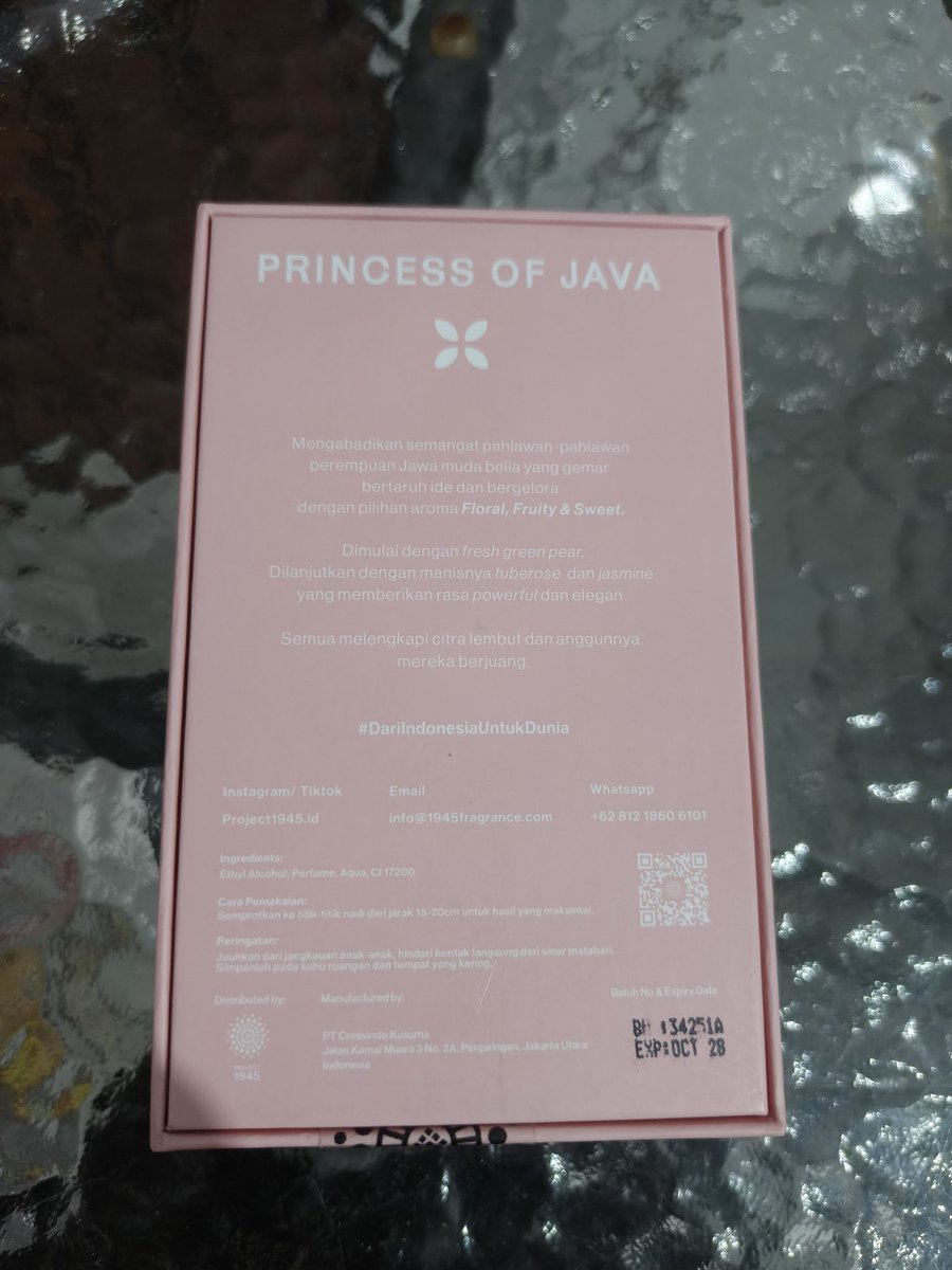 WTS PROJECT 1945 EDP Princess of Java 100ml tweet media