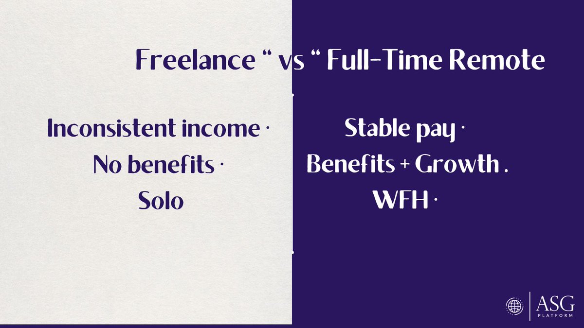 asg_platform's tweet photo. Our Executive Assistant role offers exactly that: 
✅ ₱32K–₱37K/mo ✅ Full-time WFH ✅ Stock options

Worth considering. 💼
#RemoteWorkPH #WorkFromHomePH https://t.co/LfJcju6AvX