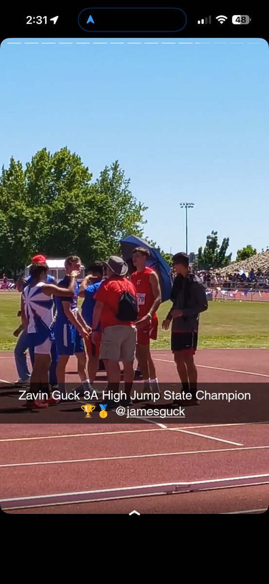CobreSports's tweet photo. He didn’t get his state championship in basketball, so he tried track for the first time and became State Champion! @nmpreps @PrepHoops_NM @JamesDYodice @_NMAA https://t.co/KWDicSTLiX