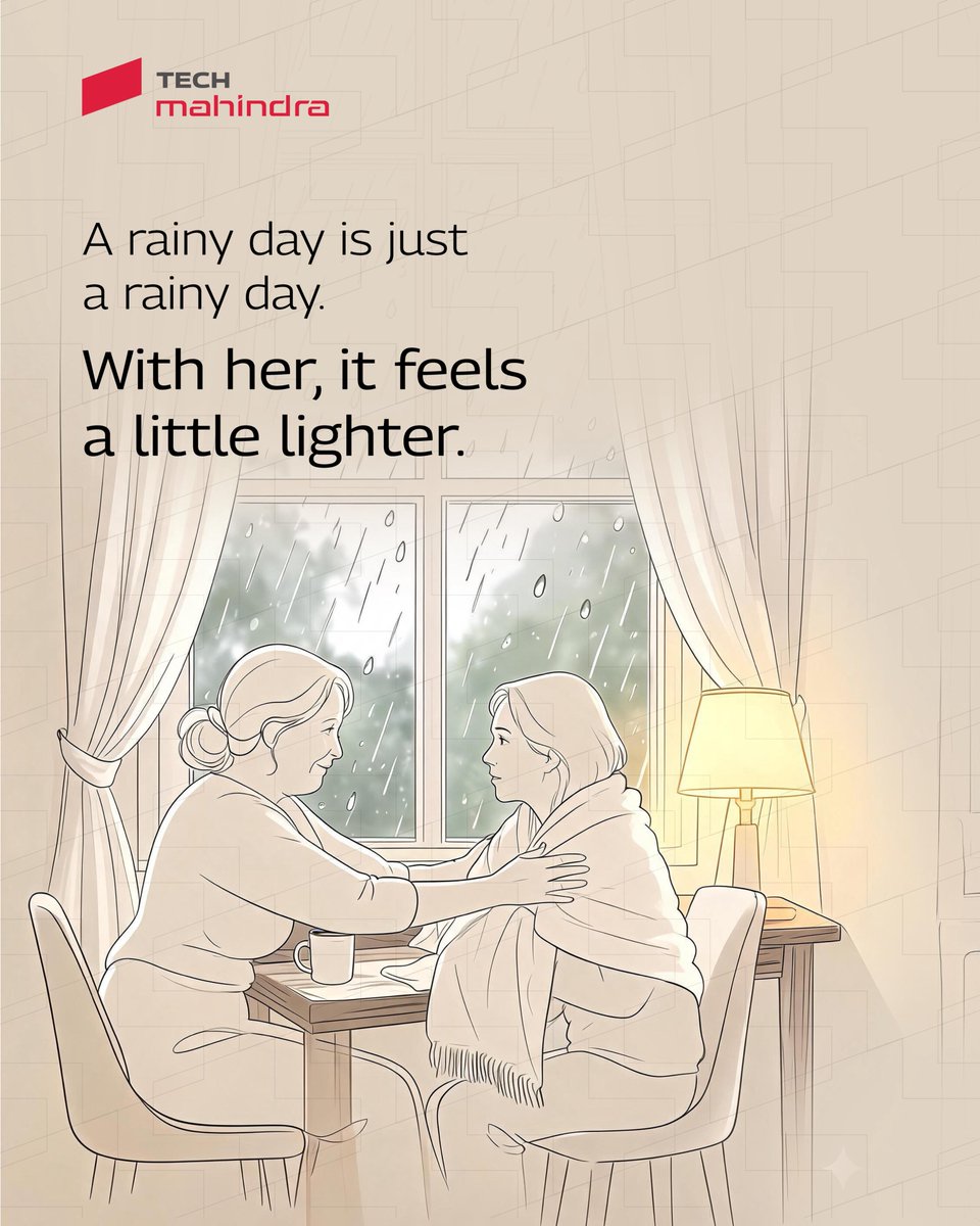 tech_mahindra's tweet photo. Some people don’t change the moment. They change how the moment feels.
❤️
#HappyMothersDay
Celebrating every mother who makes life feel fuller, brighter, and lighter.
#MothersDay #NotJustATag #IamTechM https://t.co/ayBvDCyOVz