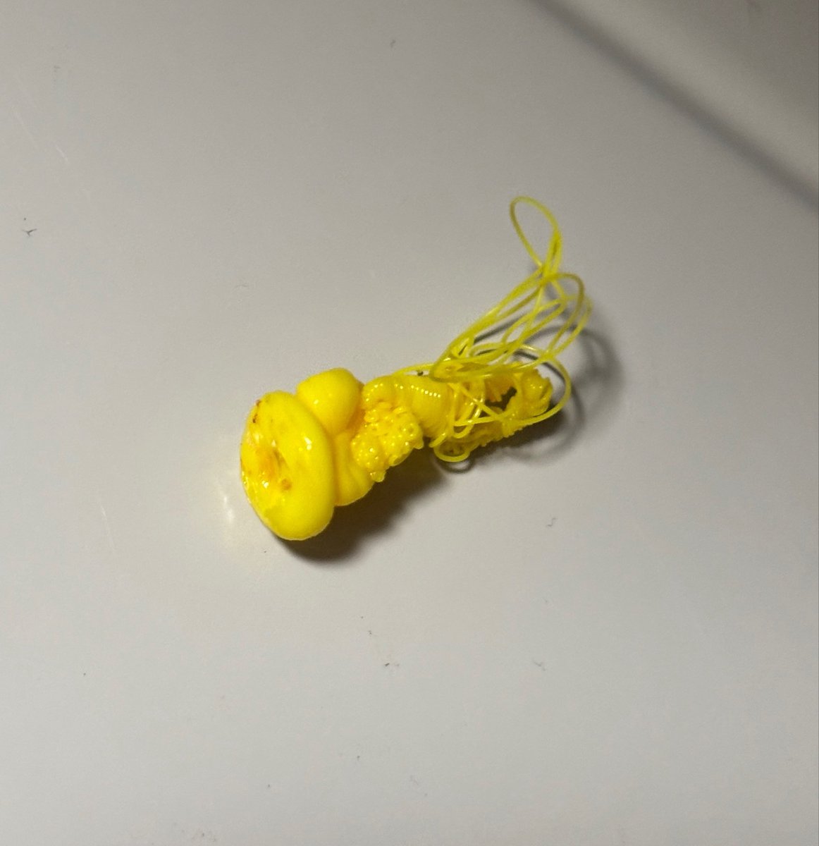 syaolab's tweet photo. フィラメント交換時にお団子になるのは湿気ってるからかな？今晩乾燥させてみるか。。 https://t.co/tZWvjRUtRx