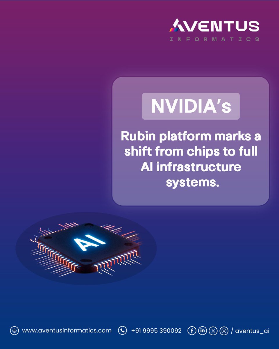 Aventus_AI's tweet photo. The next wave of AI isn’t just about smarter models, it’s about stronger infrastructure. 

READ MORE : https://t.co/iTW8Z1iBXY

#AIInfrastructure #NVIDIA #FutureOfComputing #AIRevolution #TechInnovation #MachineLearning #DigitalTransformation #AITrends #AventusInformatics https://t.co/H7XzaMWGJN