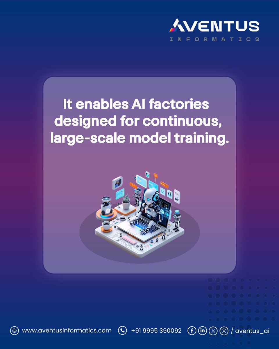 Aventus_AI's tweet photo. The next wave of AI isn’t just about smarter models, it’s about stronger infrastructure. 

READ MORE : https://t.co/iTW8Z1iBXY

#AIInfrastructure #NVIDIA #FutureOfComputing #AIRevolution #TechInnovation #MachineLearning #DigitalTransformation #AITrends #AventusInformatics https://t.co/H7XzaMWGJN