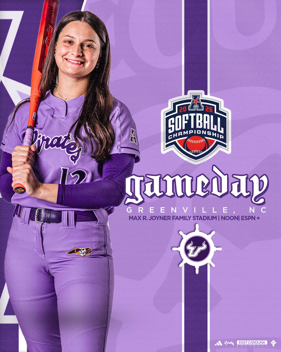 ecu__softball's tweet photo. ALL ROADS LED HERE! 🏴‍☠️🔥

come out and support the Pirates as they take on South Florida and the American Conference Championship today at noon! admission is free! See you there!

#GoPirates | #WeBelieve https://t.co/mcJvi0aM4G