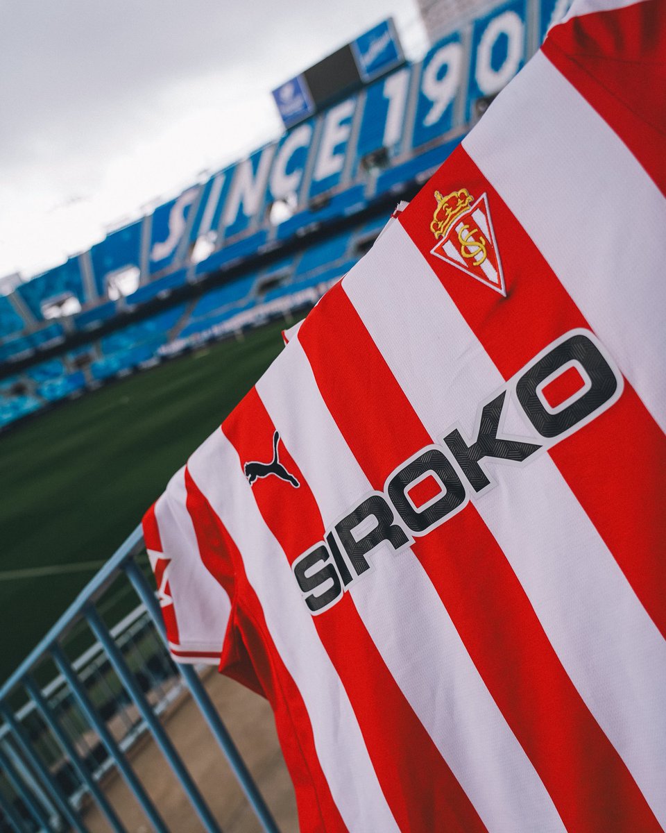 RealSporting's tweet photo. 🔴⚪ Los 𝘯𝘶𝘦𝘴𝘰𝘴 colores en Málaga. 

#MálagaRealSporting https://t.co/qEV2sSVc5Z