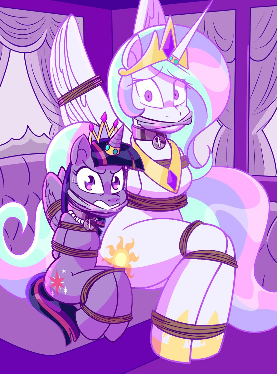 Yamekai_ART's tweet photo. Commission: Twilight and Celestia https://t.co/yZSPYbpCTm