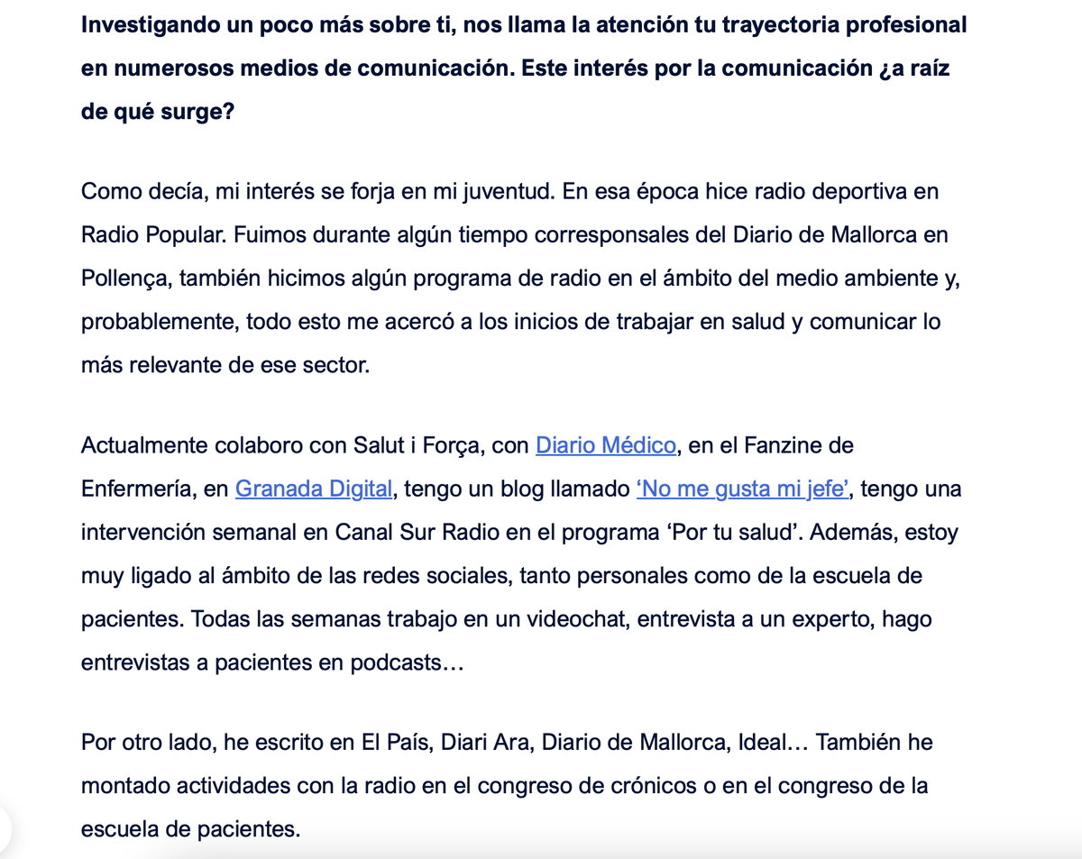 Sanidadtodoa100's tweet photo. Te voy a contar cómo funciona la industria para influir en tu sanidad pública. Sin teorías. Todo verificable. La industria farmacéutica necesita leyes sanitarias a su favor. Necesita que los centros de salud se gestionen de otra manera. Necesita que las profesiones sanitarias se regulen como mejor les conviene. Pero no puede pedirlo directamente, por tanto, necesita intermediarios con credibilidad. La bata blanca es su activo de comunicación más poderoso. La gente cree a los médicos y la industria lo sabe. Por eso los utiliza. Veamos un ej específico, Joan Carles March, médico. Lleva décadas sin ver pacientes. Profesor de la Escuela Andaluza de Salud Pública (EASP), de la Junta de Andalucía. Tiene miles de seguidores en RRSS. Sale en medios y habla de sanidad con autoridad. Hasta aquí, nada inusual. En 08/2019 el laboratorio farmacéutico Normon lo entrevista en su blog corporativo. Lo presenta como uno de los médicos más digitales de España. La EASP lo publica en su propia web como noticia de orgullo (https://t.co/nnR3mdClMW).