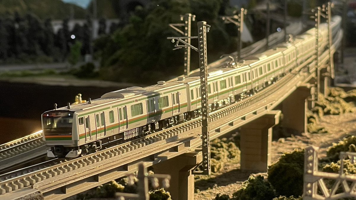 Re_Color_train's tweet photo. 【東京・本店4階】本日ご来店のお客様②

E233系、E231系東海道線

※ 7,8番線使用

#リカラー #Re_Color #鉄道模型 #ｎゲージ  #レンタルレイアウト https://t.co/6Kakj0wTW2