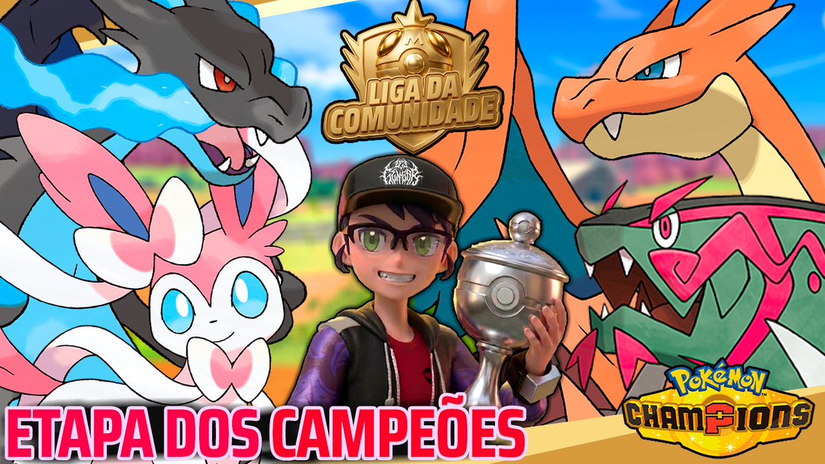 LeeGengar's tweet photo. Estamos ao vivo com o DIA FINAL da Liga da Comunidade de Pokémon Champions. Depois de 4 semanas de batalhas intensas, os melhores Treinadores das semanas anteriores se reúnem pra um último desafio! Vem: https://t.co/xlqfNWIvS4 https://t.co/4xQ5qlZL7C