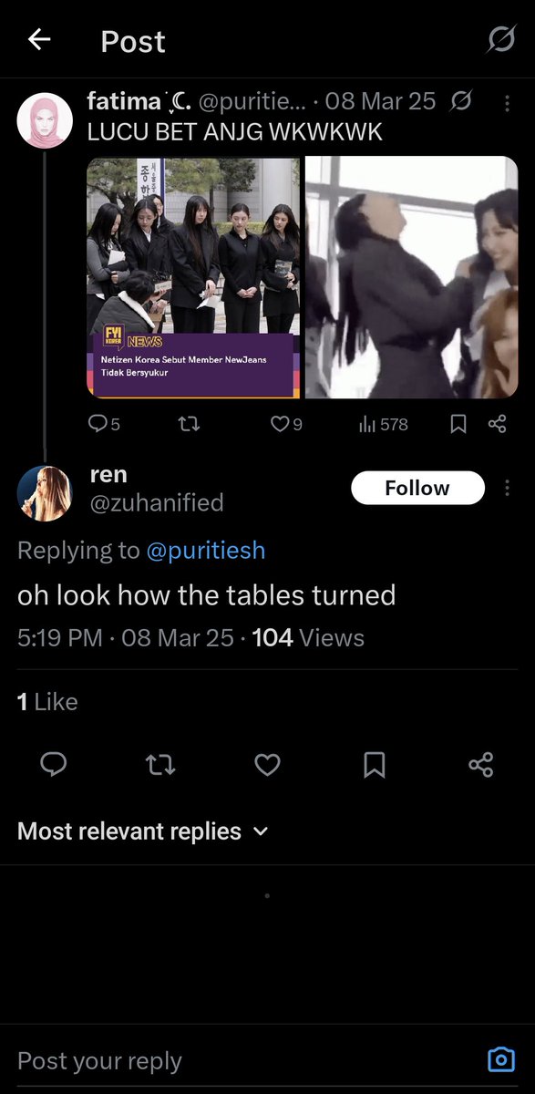 oh look how the table turned 🤗