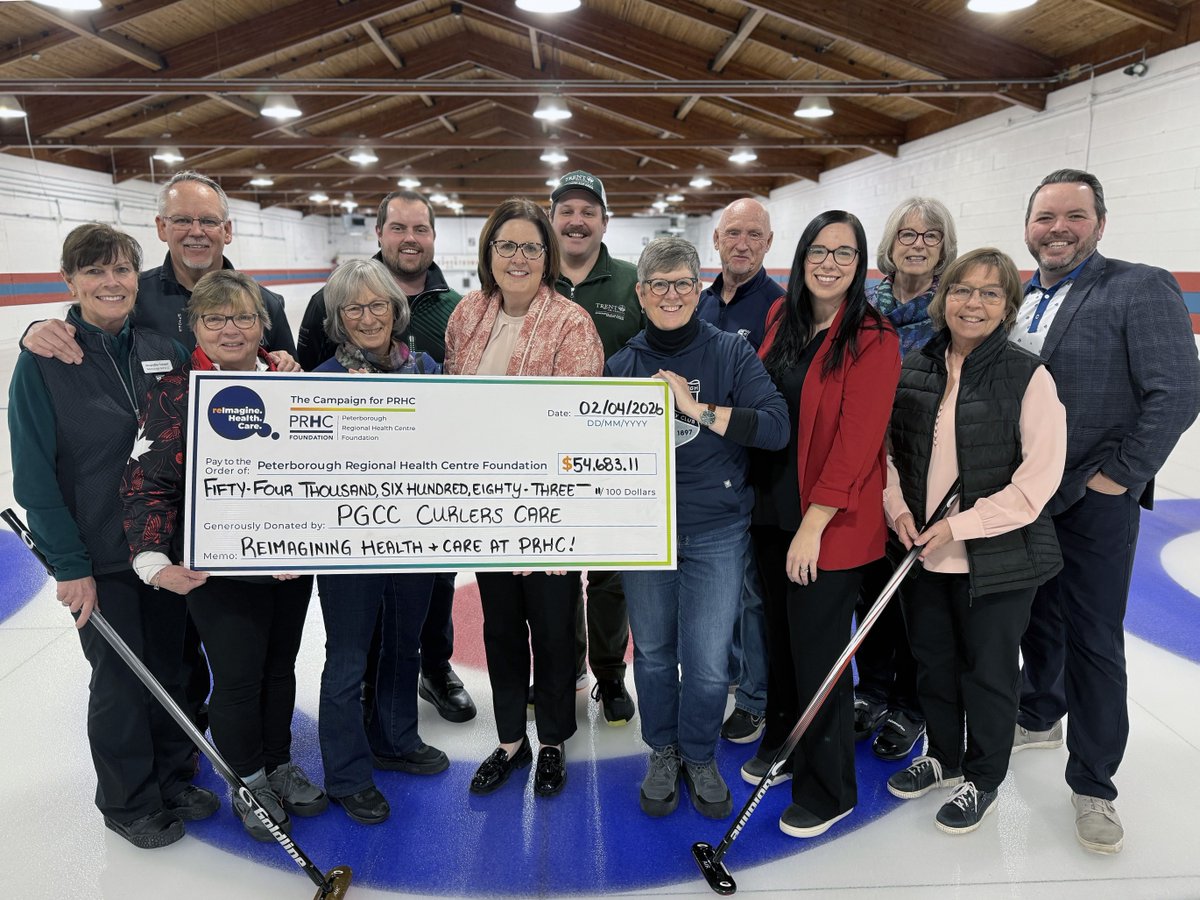prhcfoundation's tweet photo. An incredible day on the ice has raised over $54,000 in support of PRHC Foundation's Campaign for PRHC. Thank you, Curlers Care!🥌From the first draw to the final stone, the energy was something special. You're helping reimagine health and care at PRHC.🥰 https://t.co/Ytp4fYZAp7