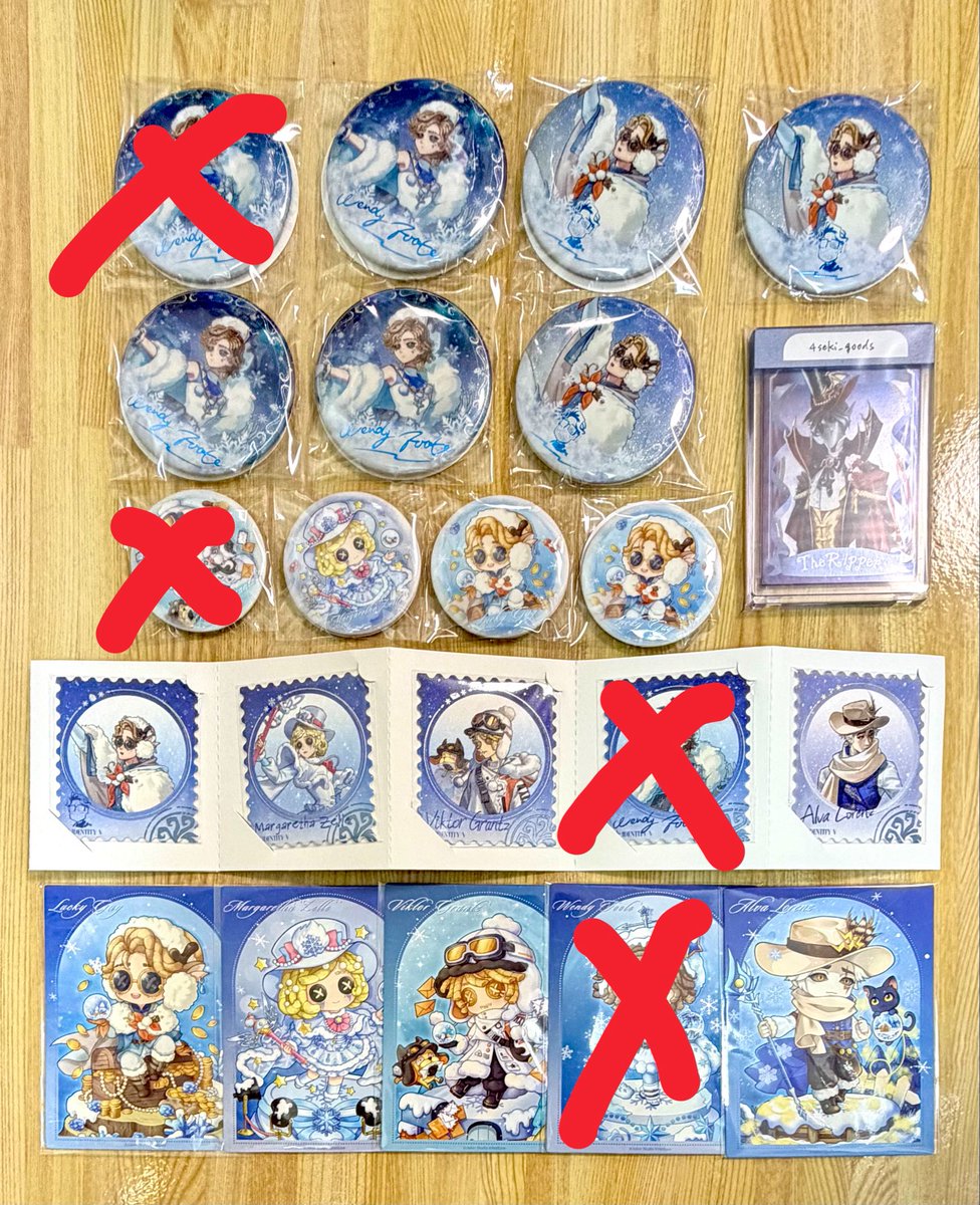 交換譲渡】第五人格 掌心冬语 掌の冬語 譲 缶バッジ（等身1250/SD770