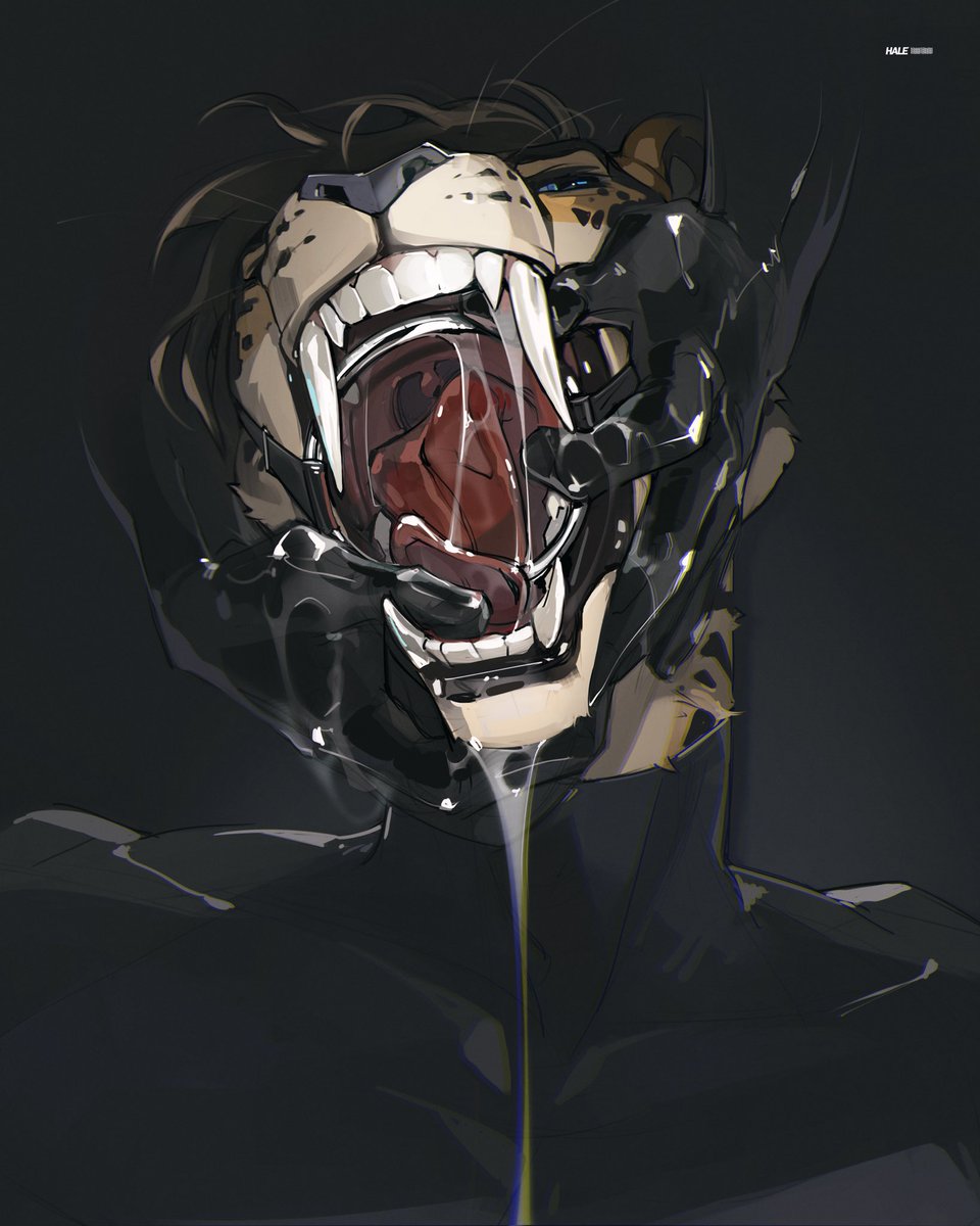 “Good kitty, drool and slobber for me”

Art by <a href="/kisaartdealer/">kisaboy</a>