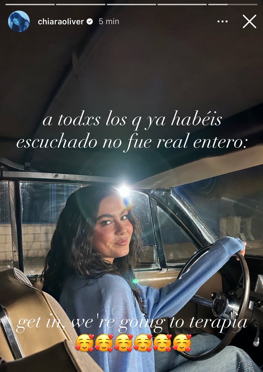 Pues vas a necesitar un coche más grande porque todas las que tenemos que ir a terapia